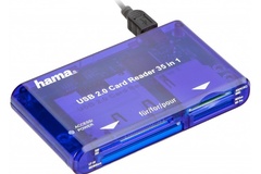 Rentals: Hama USB 2.0 Card Reader CF/SD/Mini SD 35 in 1