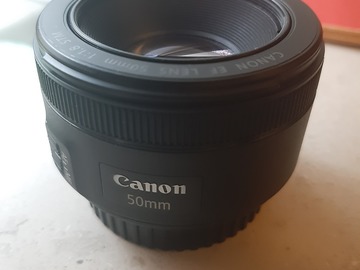 Rentals: Canon EF Lens 50mm f1.8 objektiv lens macro