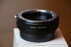 Rentals: Quenox Nikon G - MFT focal reductor adapter - weekly rate