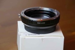 Rentals: Quenox EOS-m4/3 focal reductor adapter - weekly rate