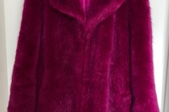 Rentals: Magenta fur coat 