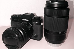 Rentals: Fuji X-T10 Systemkamera  + 16-50mm + 50-230mm