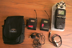 Rentals: Zoom H5 recorder + Sennheiser ew100 G2 radio mic set - daily rate