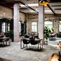 Studio/Spaces: Brauerei, Restaurant & Biergarten im historischen Industriedesign