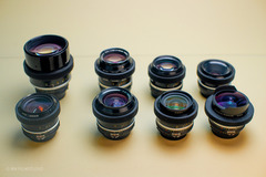 Rentals: Nikon AI/AIS  F-Mount 8 Lenses Kit (EF Adapter available)