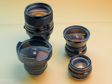 Rentals: Zeiss Lenses Kit Pentacon for EF/Nikon-F Mount