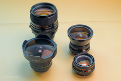 Rentals: Zeiss Lenses Kit Pentacon for EF/Nikon-F Mount