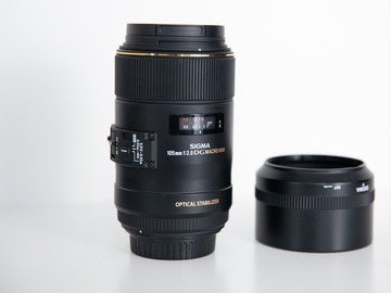 Rentals: Sigma 105mm F2.8 DG OS Macro HSM, Canon EOS EF