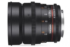 Rentals: Samyang 24mm T1.5 VDSLR lens on Canon EF