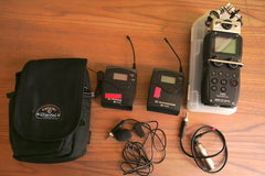 Rentals: Zoom H5 recorder + Sennheiser ew100 G2 radio mic set - weekly rat