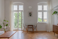 Studio/Spaces: Kreuzberg minimalitic apartment with fantastic view
